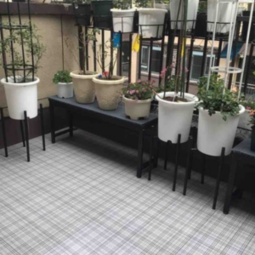 Outdoor Furniture Iron - 40CM Dış Mekan Mobilyası Bitki Standı,