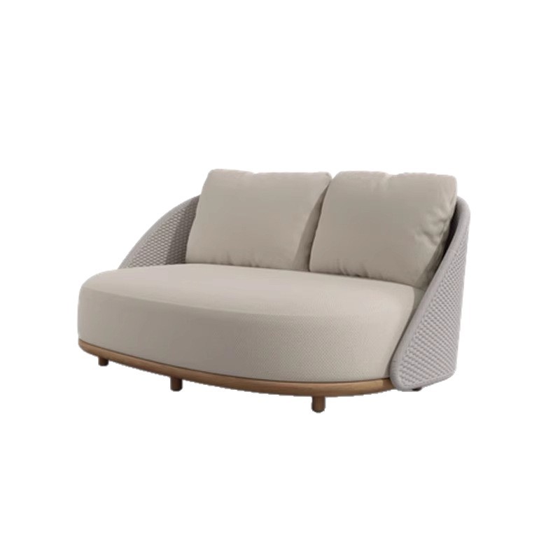 Outdoor Furniture Hotel - İskandinav dış mekan tik ağacı kanepe