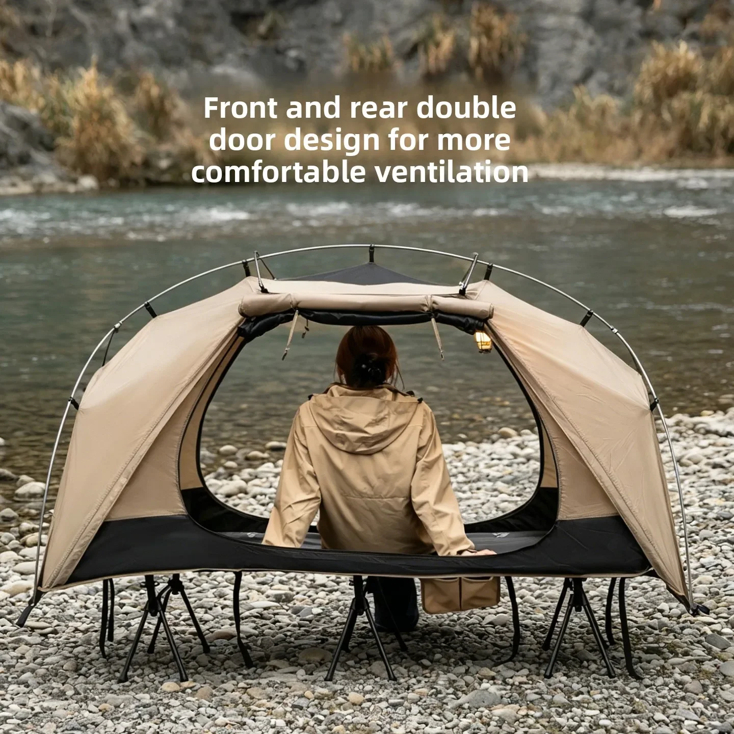 Outdoor Daybed Furniture - MOUNTAINHIKER Açık Hava Kamp Yatağı Çadır