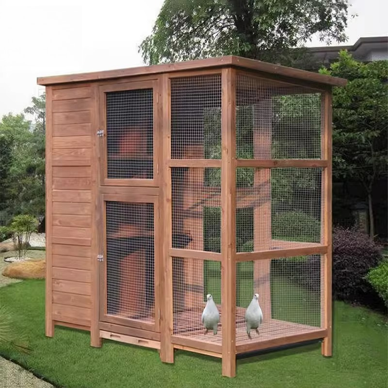 Outdoor Furniture Easy To Clean - Büyük Ahşap Kuş Kafesi Açık Hava