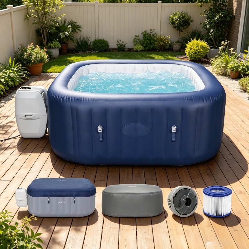 Inflatable Hot Tub - SaluSpa AirJet 4 ila 6 Kişilik