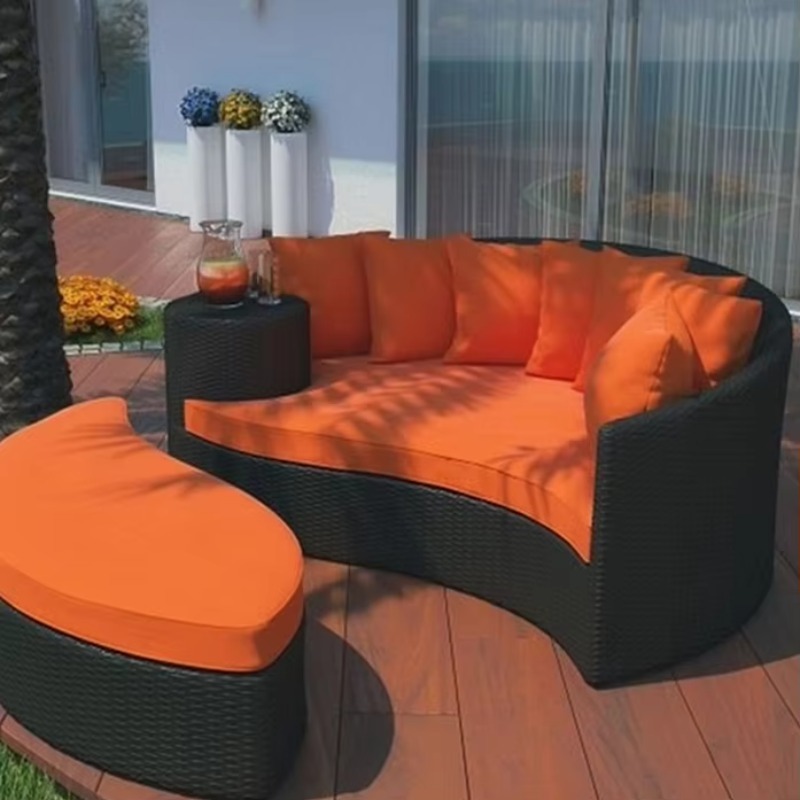Outdoor Daybed Furniture - Fabrika Toptan Satış Yüksek Güneşlenme Yatakları