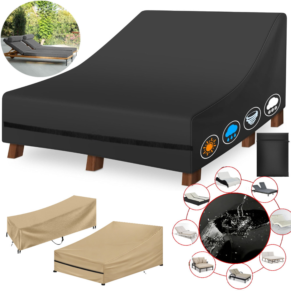 Outdoor Furniture Fabric Waterproof - Su geçirmez Çift/Tek Geniş Veranda Şezlong