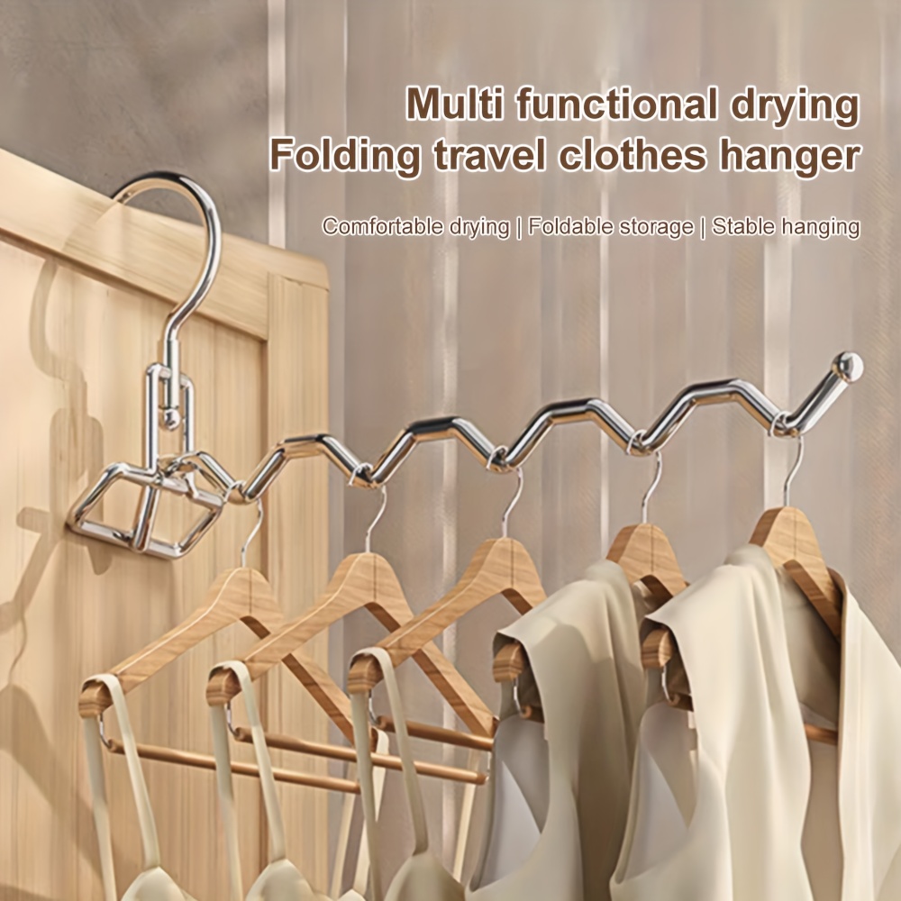Outdoor Furniture Hotel - Taşınabilir Giysi Kurutma Askısı Katlanabilir Elbise