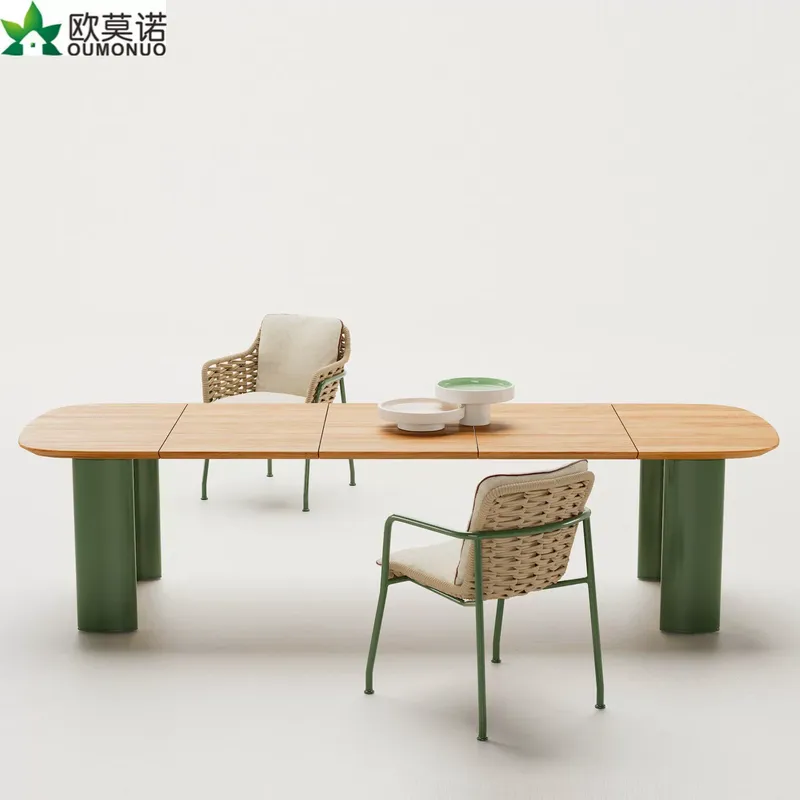 Outdoor Furniture Hotel - İskandinav Rattan Açık Hava Yemek Masası