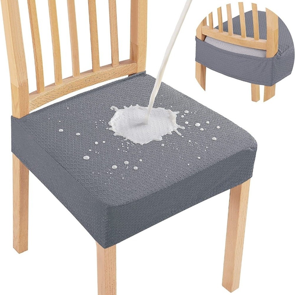 Outdoor Furniture Easy To Clean - Su geçirmez Jakarlı Sandalye Kılıfları TPU