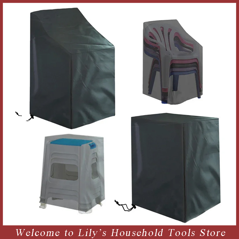 Outdoor Furniture Fabric Waterproof - Yığılmış sandalye tozluk açık bahçe veranda