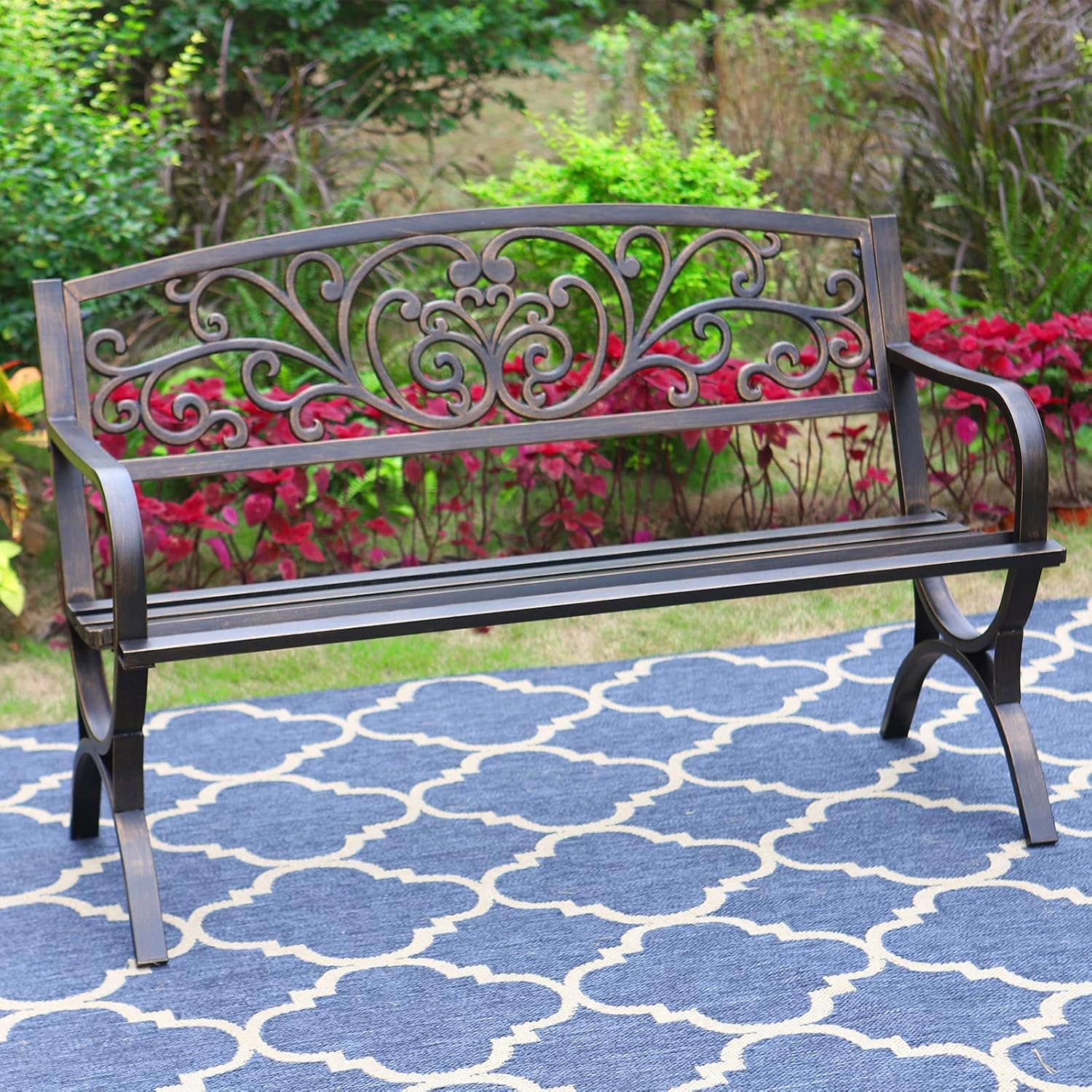 Outdoor Furniture Iron - Bronz 50 İnç Dış Mekan Bahçe