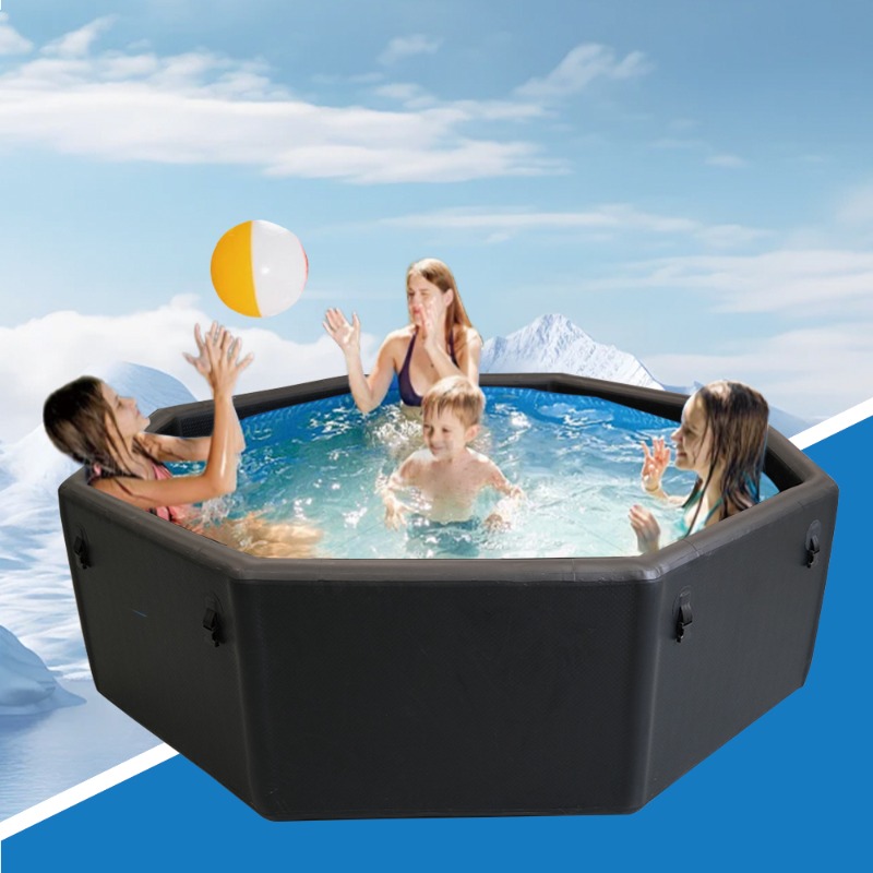 Inflatable Hot Tub - PVC Malzemeli Çokgen Şekilli Şişirilebilir Katlanabilir