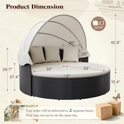 Açık Hava Yuvarlak Şezlong, Ge - Outdoor Daybed Furniture incelemesi ve fiyatı