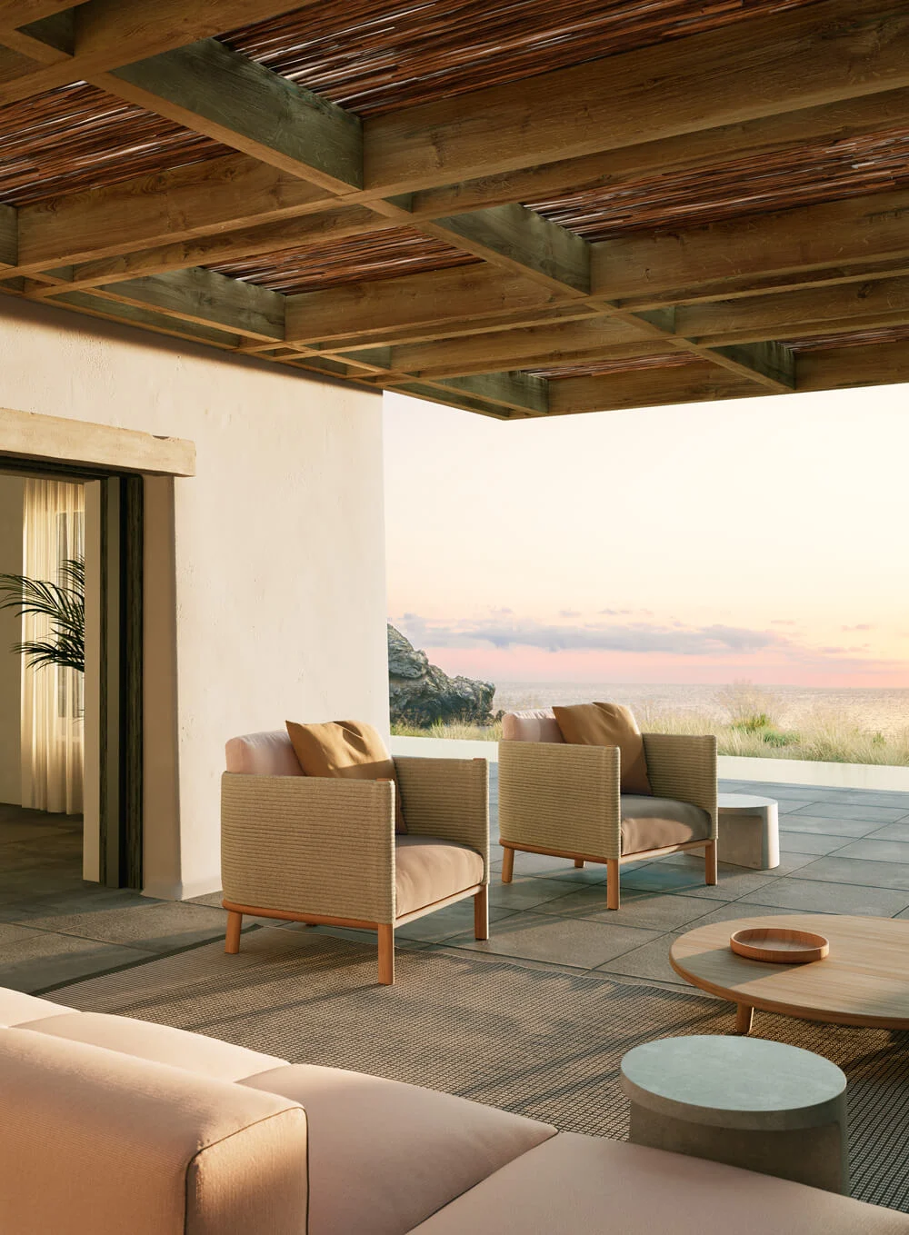 Tik Ağacı Çerçeveli Halat Örgü - Outdoor Furniture Hotel incelemesi ve fiyatı