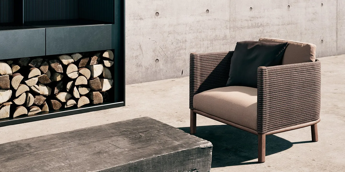 Tik Ağacı Çerçeveli Halat Örgü - Outdoor Furniture Hotel incelemesi ve fiyatı