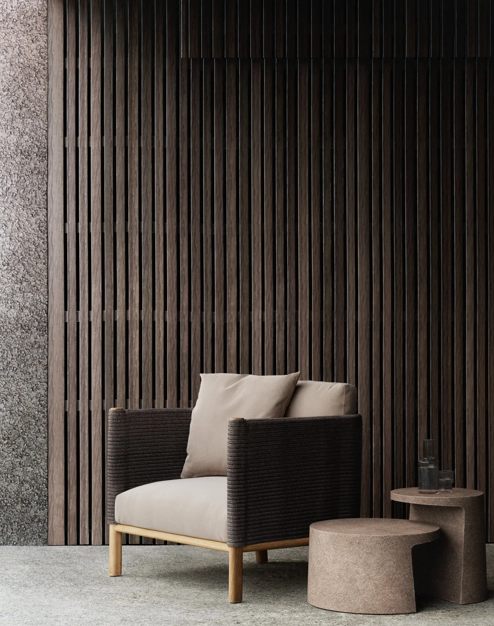 Tik Ağacı Çerçeveli Halat Örgü - Outdoor Furniture Hotel incelemesi ve fiyatı