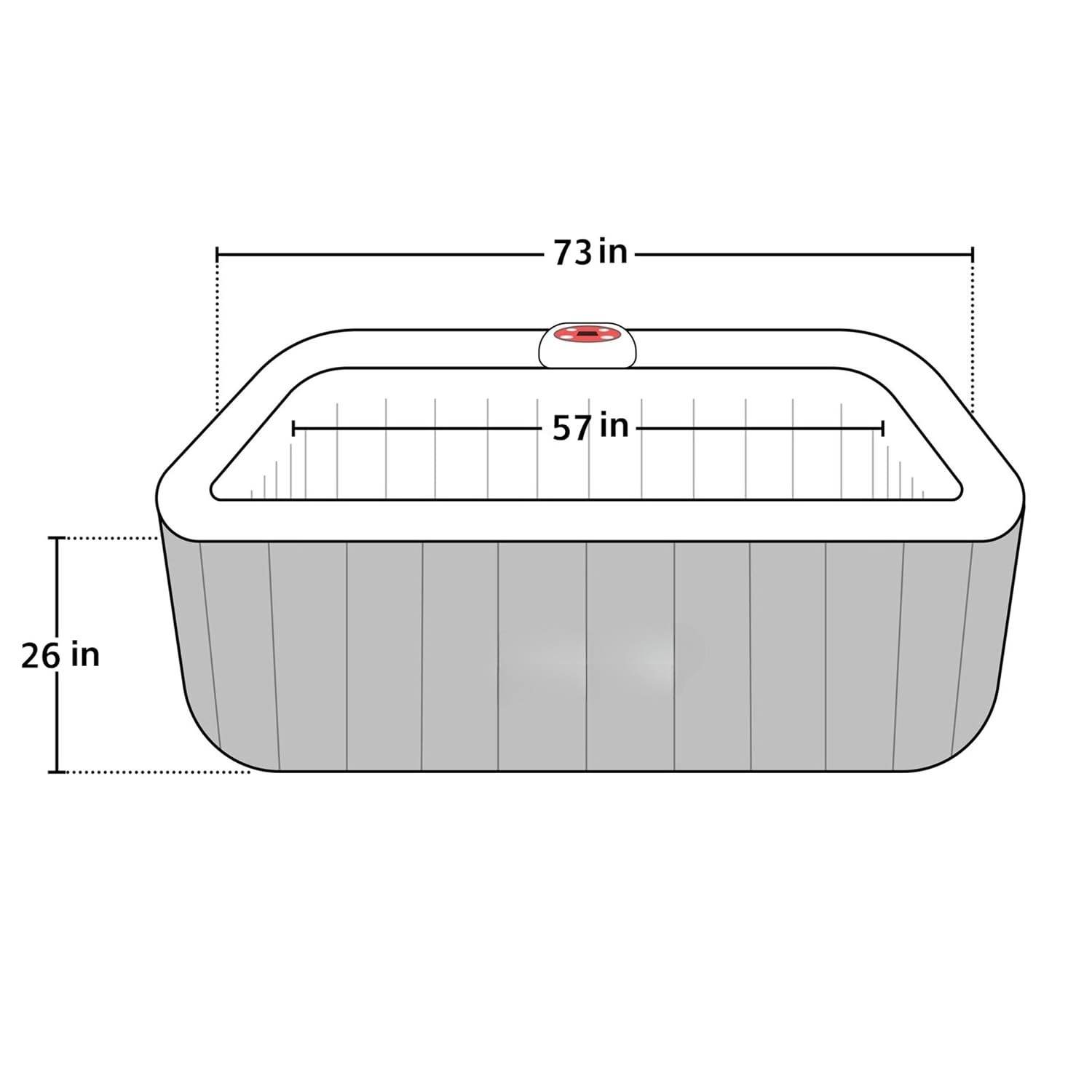 Taşınabilir Şişme Sıcak Küvet  - Inflatable Hot Tub incelemesi ve fiyatı