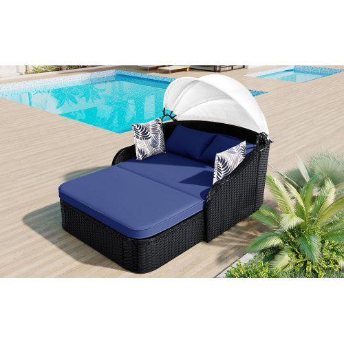 79,9 inç Ayarlanabilir Tenteli - Outdoor Daybed Furniture incelemesi ve fiyatı