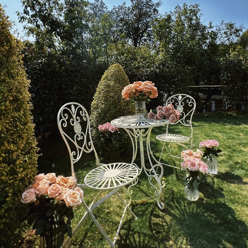 Fransız Vintage Demir Masa ve  - Outdoor Furniture Iron incelemesi ve fiyatı