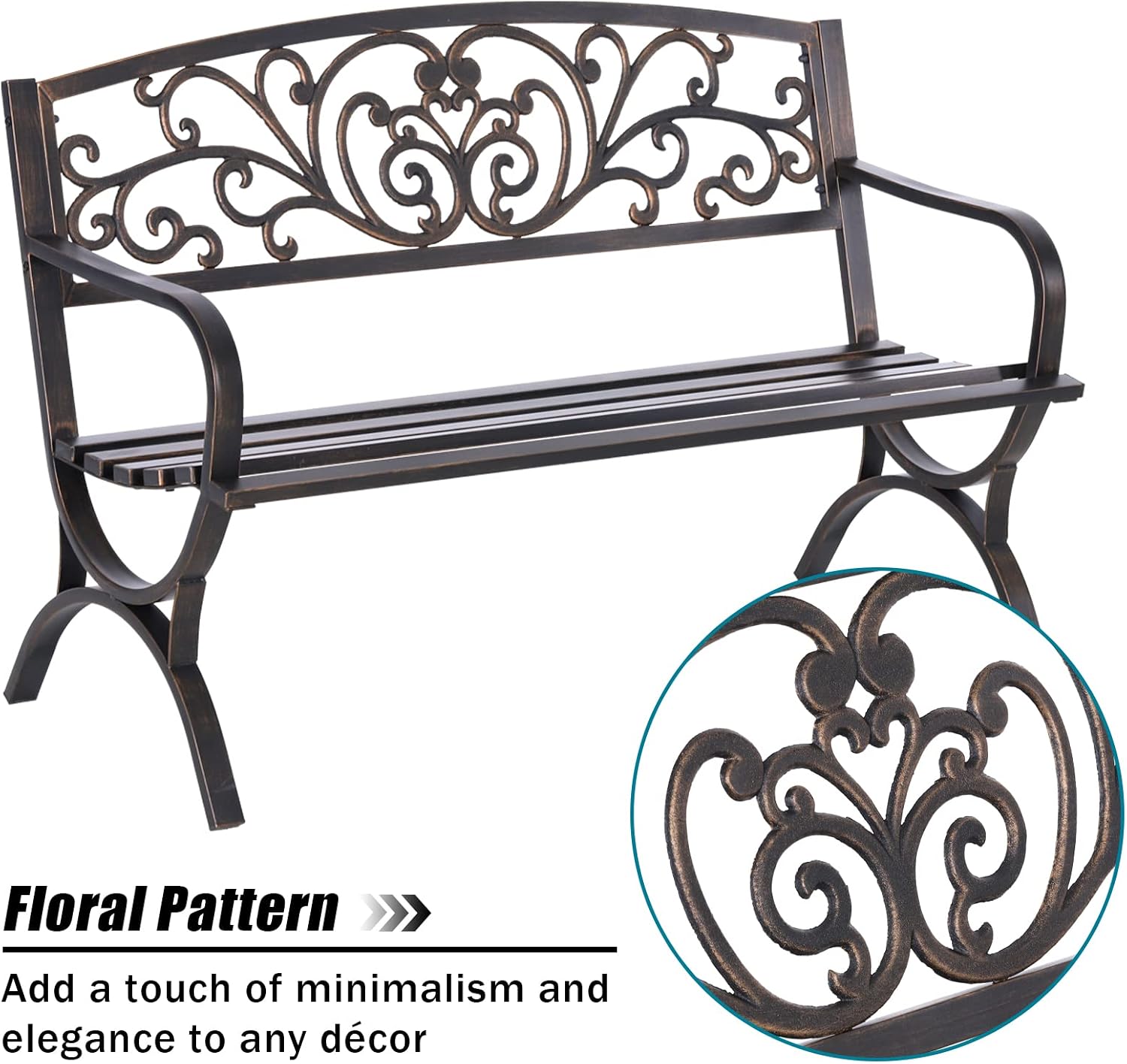 Bronz 50 İnç Dış Mekan Bahçe B - Outdoor Furniture Iron incelemesi ve fiyatı
