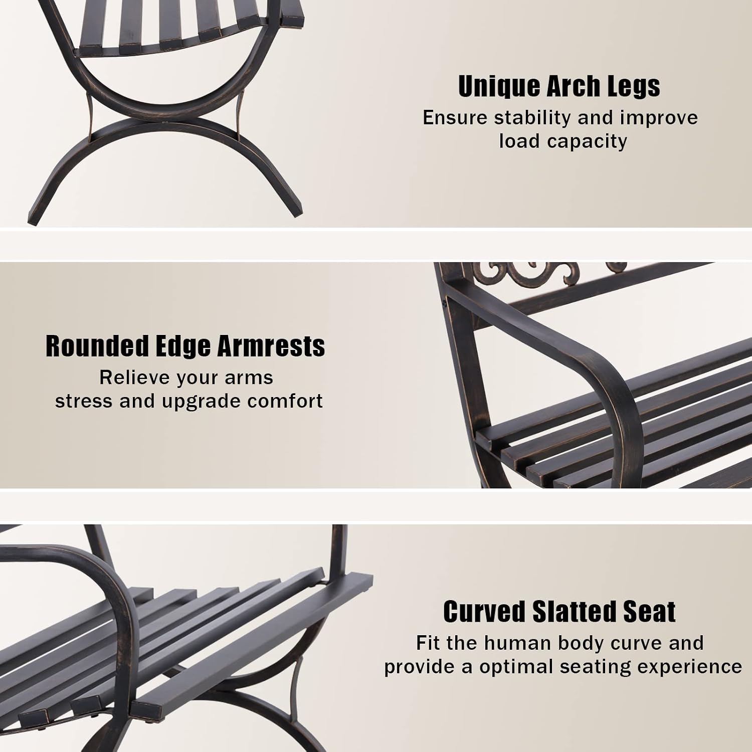 Bronz 50 İnç Dış Mekan Bahçe B - Outdoor Furniture Iron incelemesi ve fiyatı
