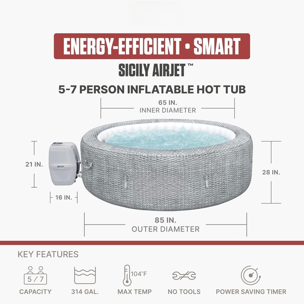 Taşınabilir Şişme Sıcak Küvet  - Inflatable Hot Tub incelemesi ve fiyatı
